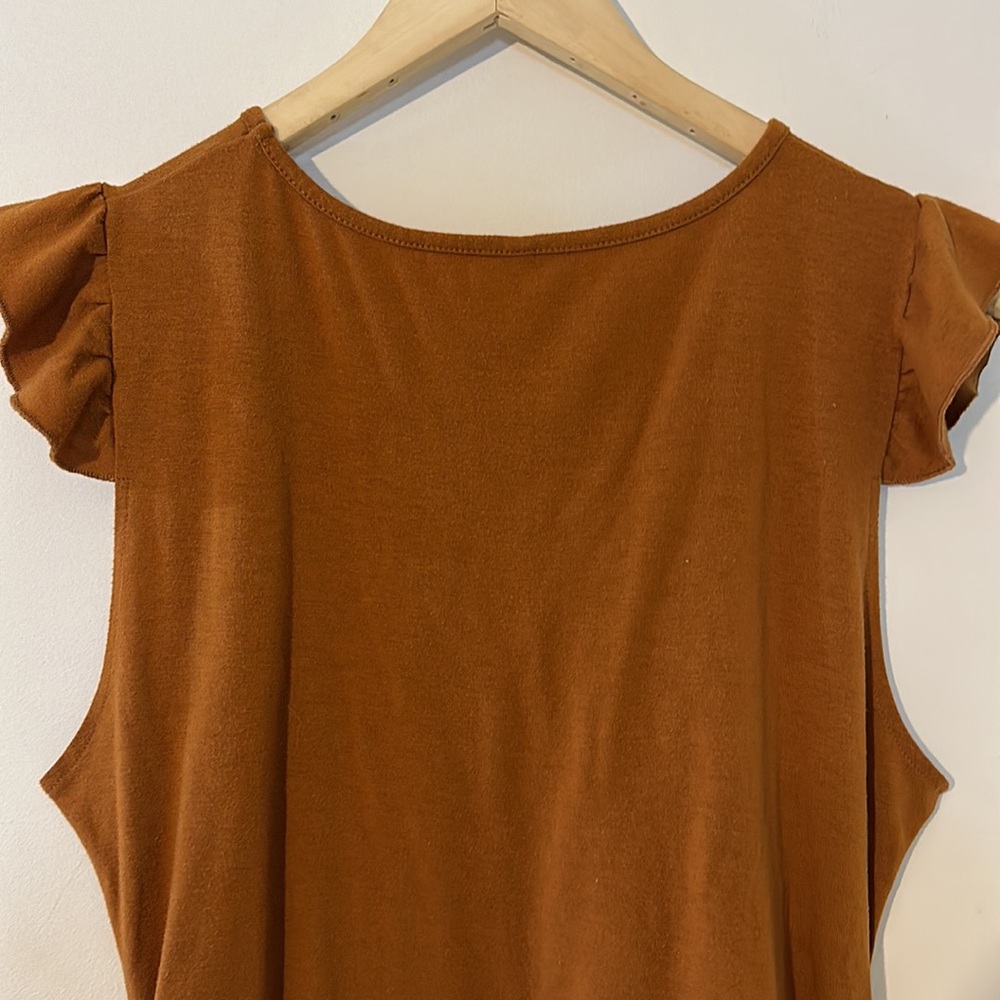 Extra Large Rust Maternity Dress - Picture 6 of 7